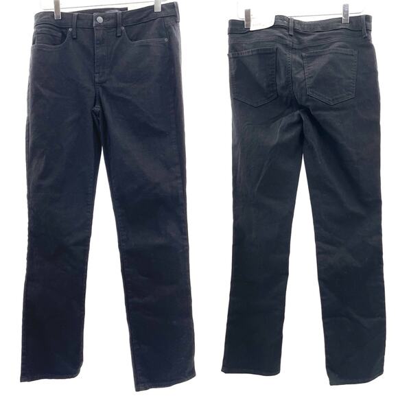 NYDJ Not Your Daughters Jeans Denim Sheri Slim Lift & Tuck Black NWT Size 6 - Picture 2 of 14